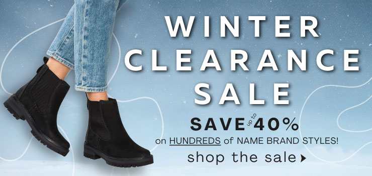  Shop Winter Clearance Sale – Up to 40% off name brands 