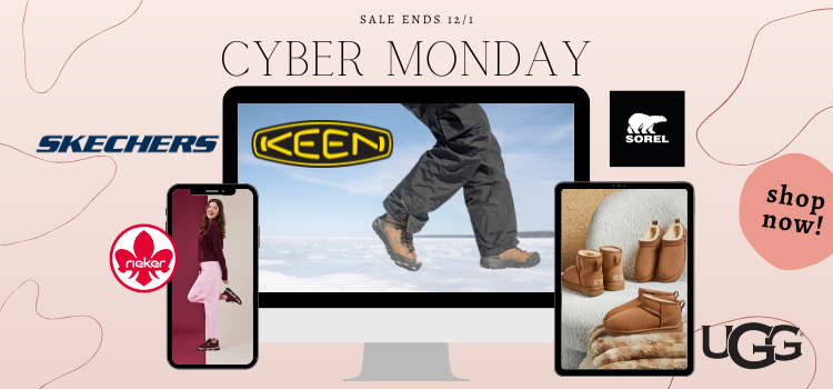  Shop Cyber Monday Sale  up to 40% off Keen, Ugg, Sorel, Rieker, Skechers and more 