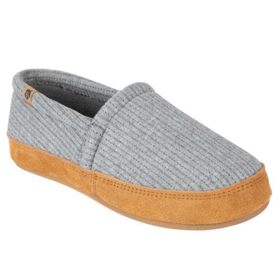 Acorn Tiled Sweater Knit Moccasin Slipper Grey (Women's) Acorn Tiled Sweater Knit Moccasin Slipper Grey (Women's)