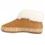 Acorn Greta Embroidered Bootie Slipper Buckskin (Women's) 1