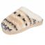 Acorn Faux Fur Fairisle Clog Slipper Ivory (Women's) 1