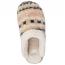 Acorn Faux Fur Fairisle Clog Slipper Ivory (Women's) 2