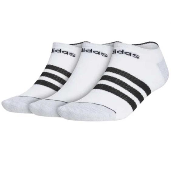 Adidas 3-Stripe 3-Pack Crew White/Black/Clear Onix Grey 5145858 (Men's) 