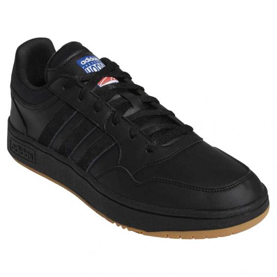 Adidas Hoops 3.0 Sneaker Black/ Black/ Gum (Men's)