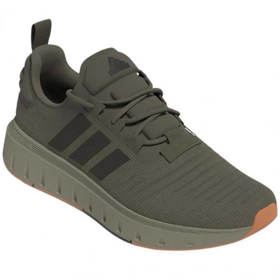 Adidas Swift Run 23 Sneaker Dark Green/ Black/ Gum (Men's)