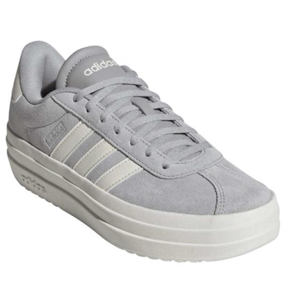 Adidas VL Court Bold Sneaker Grey/ White/ White (Women's) Adidas VL Court Bold Sneaker Grey/ White/ White (Women's)