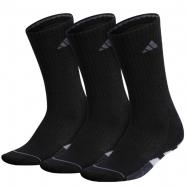 Adidas Cushioned II 3-Pack Crew Black/ Clear Onix Grey/ Onix Grey (Women's)