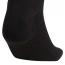 Adidas Athletic Cushioned 6-Pack No Show Socks Black/ Aluminum (Women's) 3