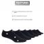 Adidas Athletic Cushioned 6-Pack No Show Socks Black/ Aluminum (Women's) 4