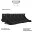 Adidas Athletic Cushioned 6-Pack Quarter Black/ Aluminum 2 (Men's) 1