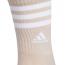 Adidas Cushioned 3-Stripes 3.0 3-Pack Crew Wonder Beige/ White/ Alumina Heather (Women's) 3