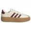 Adidas VL Court Bold Platform Sneaker Off White/ Maroon/ Gum (Women's) 1
