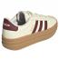Adidas VL Court Bold Platform Sneaker Off White/ Maroon/ Gum (Women's) 5