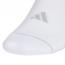 Adidas All Day Training 3-Pack Super No Show White/ Black/ Clear Onix Grey (Men's) 3