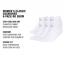 Adidas Classic Cushioned 6-Pack No Show White/ Clear Onix Grey (Women's) 3