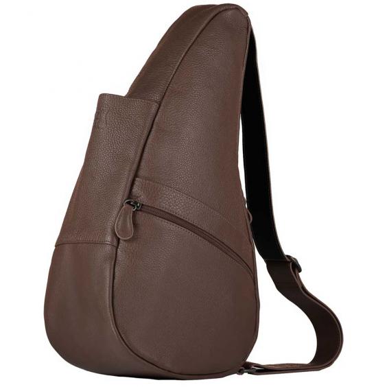 AmeriBag 15'' Leather Healthy Back Bag Tote Espresso 