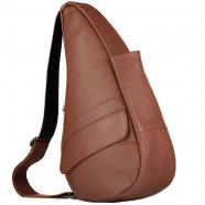 AmeriBag 15'' Leather Healthy Back Bag Tote Chestnut