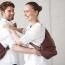 AmeriBag 15'' Leather Healthy Back Bag Tote Chestnut 5