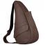 AmeriBag 15'' Leather Healthy Back Bag Tote Espresso  2