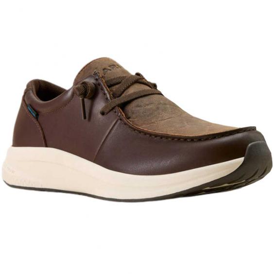 Ariat Buckeye H20 Waterproof Lace-Up Moc Toe Mocha/ Chocolate (Men's)