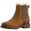 Ariat Wexford Sherpa Waterproof Chelsea Boot Amber Brown (Women's) 2