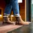 Ariat Wexford Sherpa Waterproof Chelsea Boot Amber Brown (Women's) 4