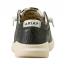 Ariat Hilo Slip-On Black Floral Emboss/ Black and White Hair On (Women's) 5