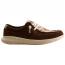 Ariat Hilo Slip-On Coffee Bean Suede/ Speckled Cow Print (Women's) 1