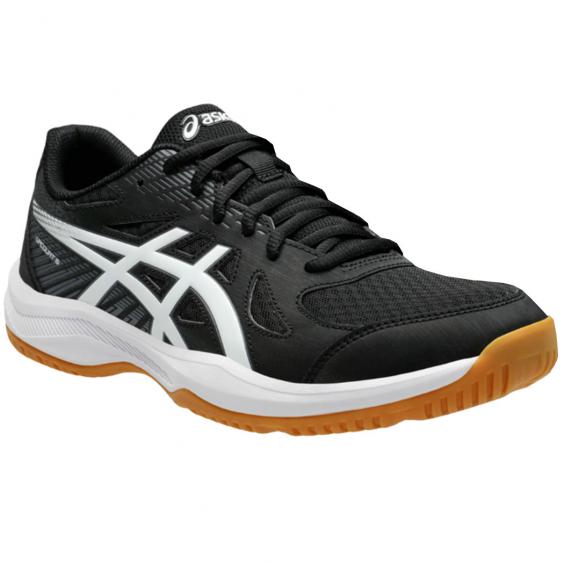 Asics Upcourt 6 Court Sneaker Black/ White (Men's)