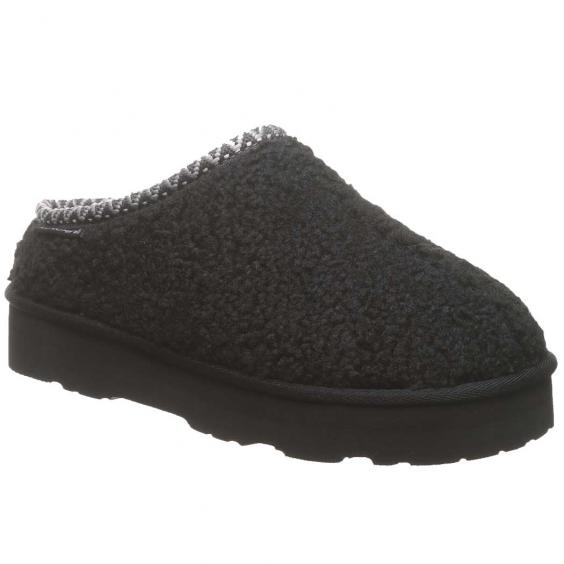 Bearpaw Snuggle Martis Platform Slipper Black (Women's)