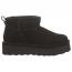 Bearpaw Retro Shorty Bootie Black/ Black (Women's) 1