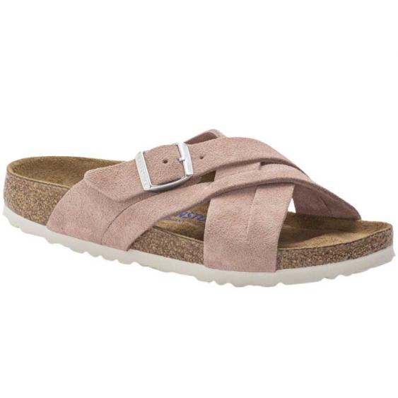 Birkenstock Lugano Soft Footbed Sandal Pink Clay (Women's)
