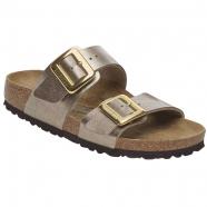 Birkenstock Sydney Luxe Buckle Sandal Graceful Taupe Birko-Flor (Women's)