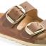 Birkenstock Arizona Big Buckle Sandal Cognac Oiled Leather (Women's) 4
