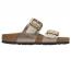 Birkenstock Sydney Luxe Buckle Sandal Graceful Taupe Birko-Flor (Women's) 1