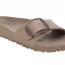 Birkenstock Madrid Big Buckle EVA  Sandal Gray Taupe (Women's) 4