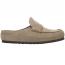 Birkenstock Naples Wrapped Loafer Clog Taupe Suede (Unisex) 1