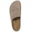Birkenstock Naples Wrapped Loafer Clog Taupe Suede (Unisex) 2