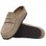 Birkenstock Naples Wrapped Loafer Clog Taupe Suede (Unisex) 3