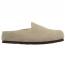 Birkenstock Amsterdam Wrapped Clog Taupe Suede (Women's) 1