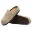 Birkenstock Amsterdam Wrapped Clog Taupe Suede (Women's) 4