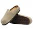 Birkenstock Amsterdam Wrapped Clog Taupe Suede (Men's) 4