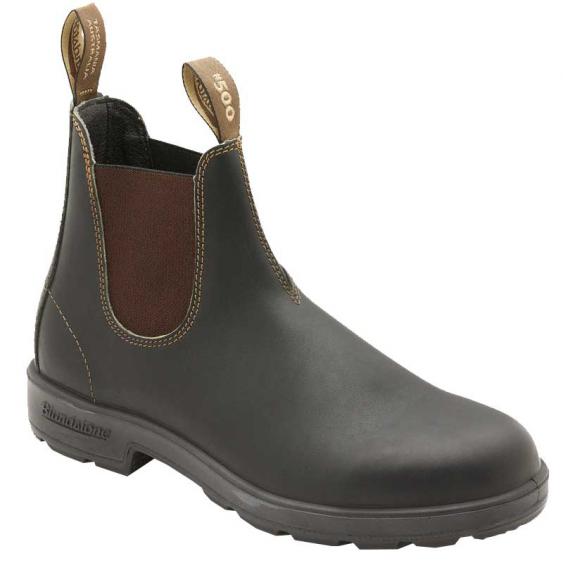 Blundstone 500 Classic Stout Brown Leather Boot (Unisex)