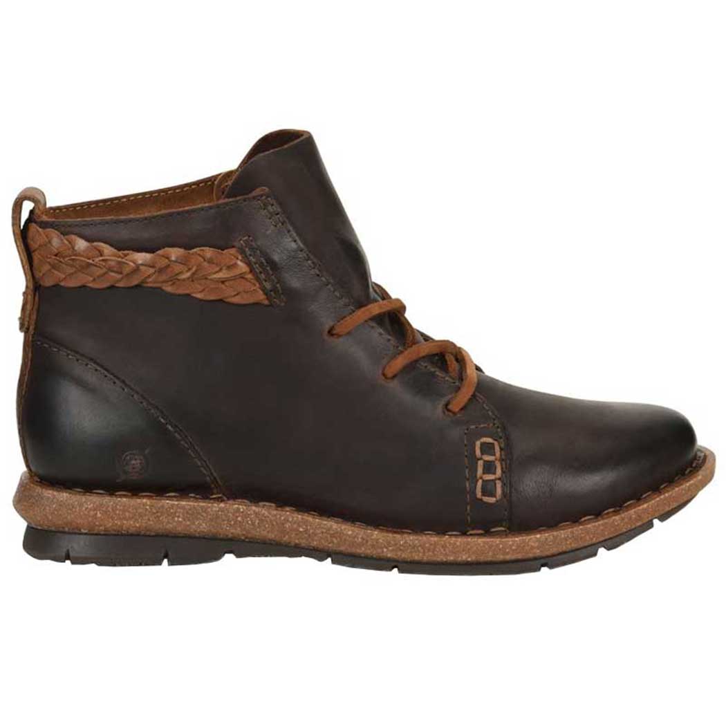 born temple distressed suede booties