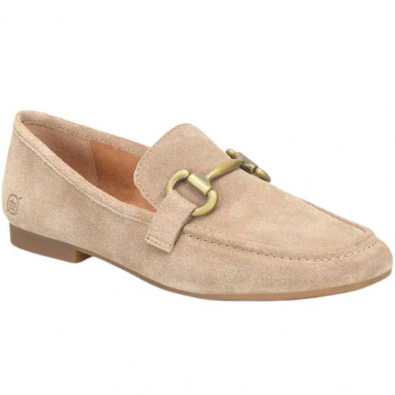 Born Leyla Horsebit Loafer Taupe (Women's)