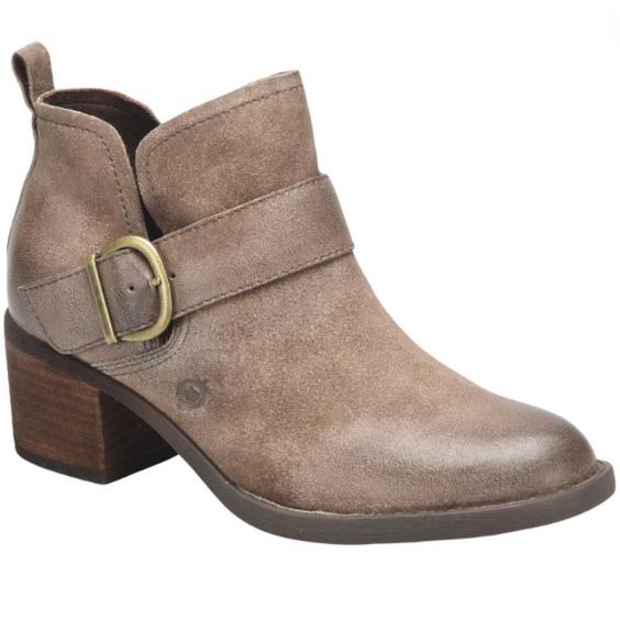 Born Royce Heeled Bootie Taupe (Women's)