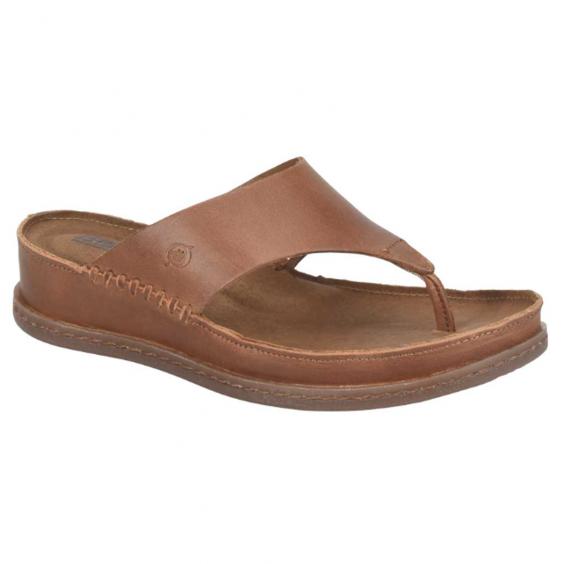 Born Edie Platform Sandal Brown (Women's)