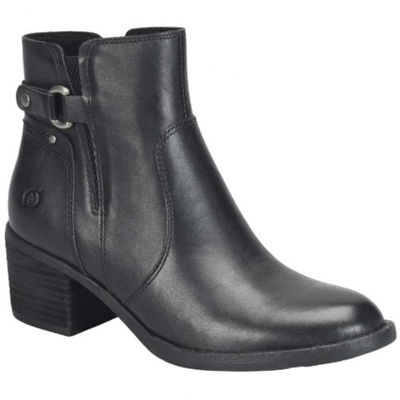 Born Reis Heeled Boot Black (Women's)