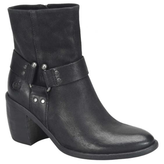 Born Dakota Heeled Boot Black (Women's)