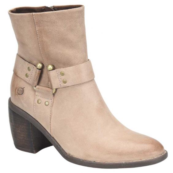 Born Dakota Heeled Boot Taupe (Women's)
